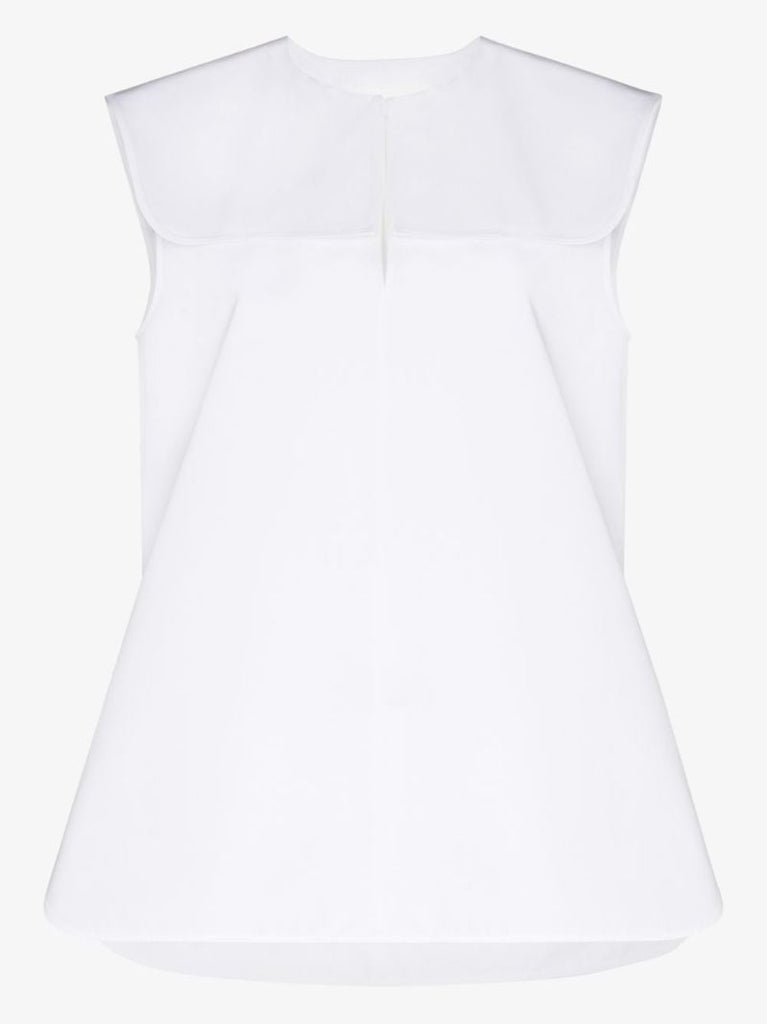 Collared Sleeveless Top
