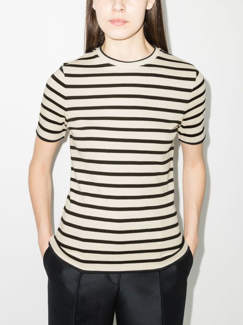 Plus Striped Cotton T-shirt