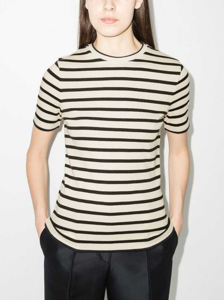 Plus Striped Cotton T-shirt