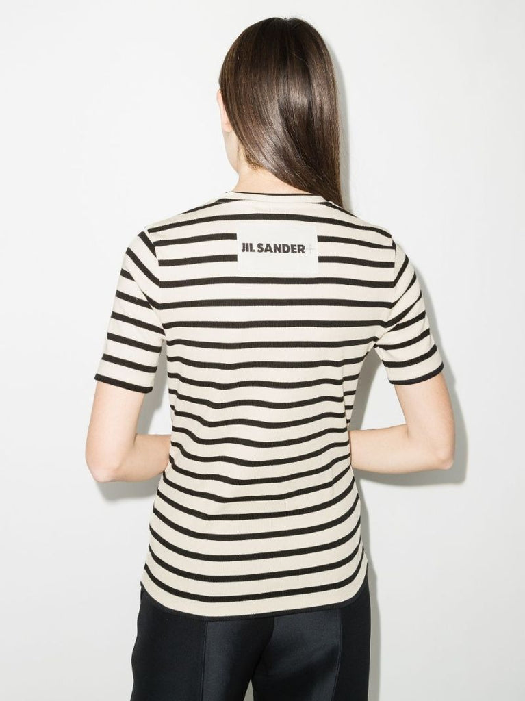 Plus Striped Cotton T-shirt