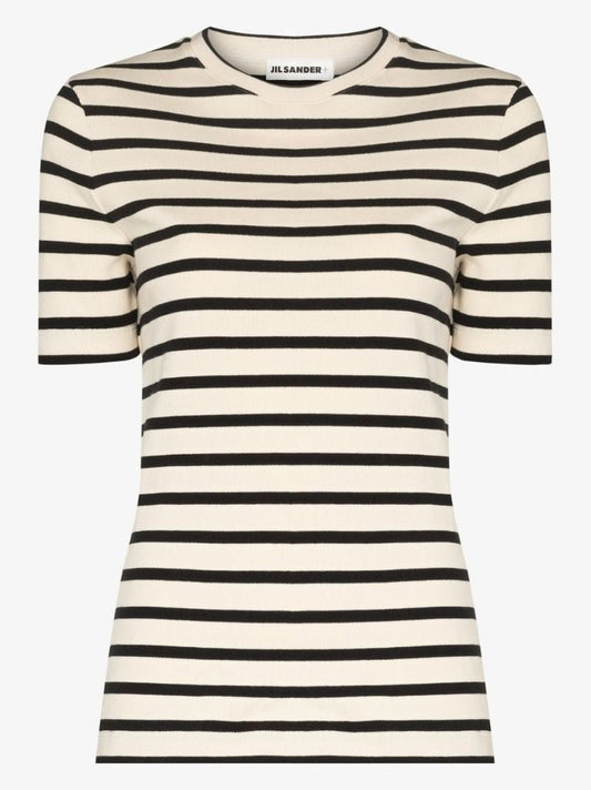 Plus Striped Cotton T-shirt
