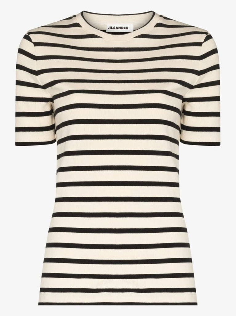 Plus Striped Cotton T-shirt