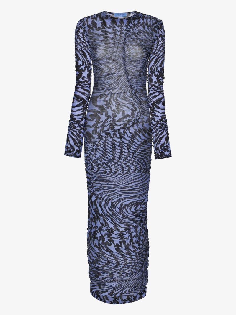 Printed Twist Maxi Dress