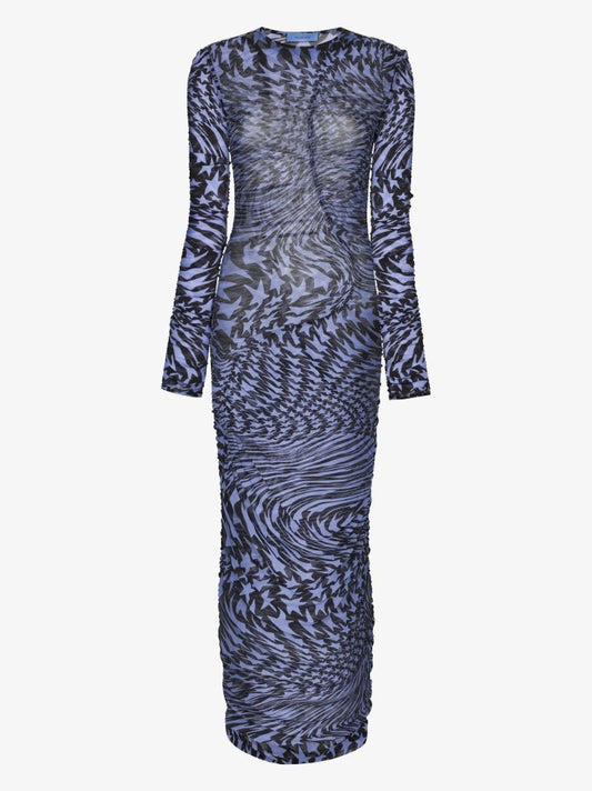 Printed Twist Maxi Dress