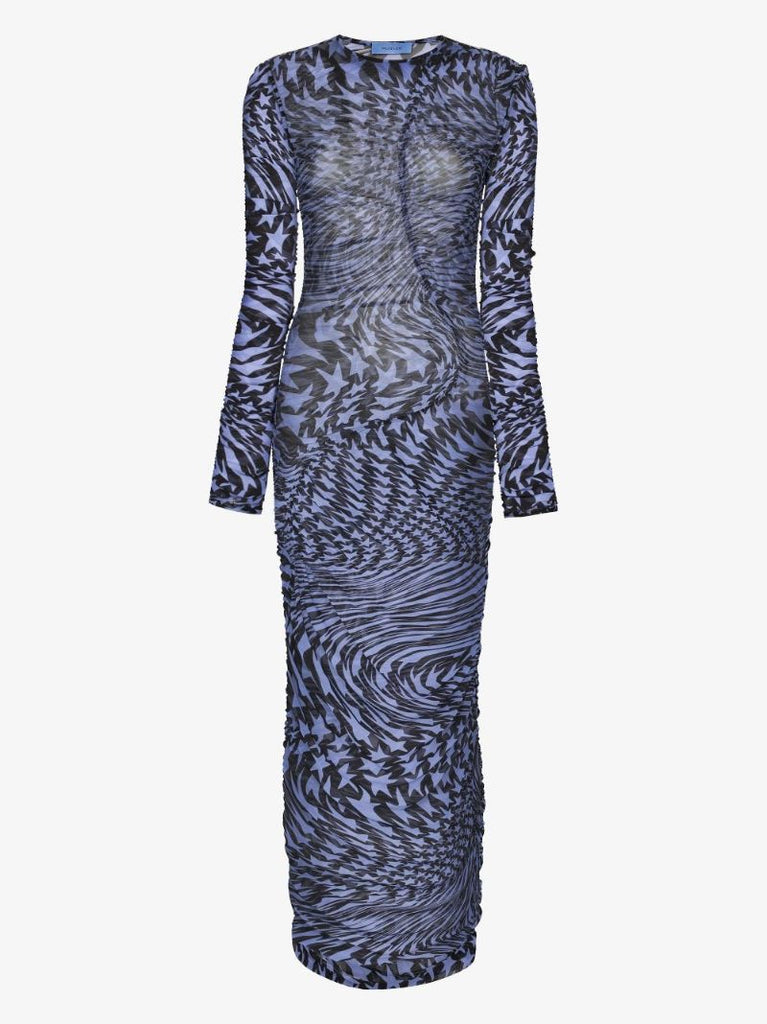 Printed Twist Maxi Dress