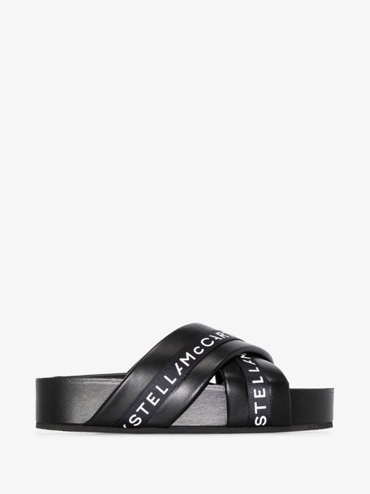 Black Vesta Logo Print Slides