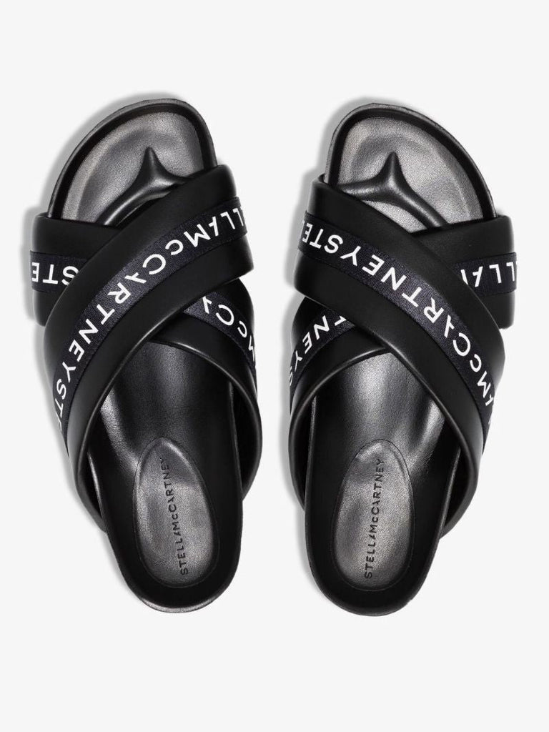 Black Vesta Logo Print Slides