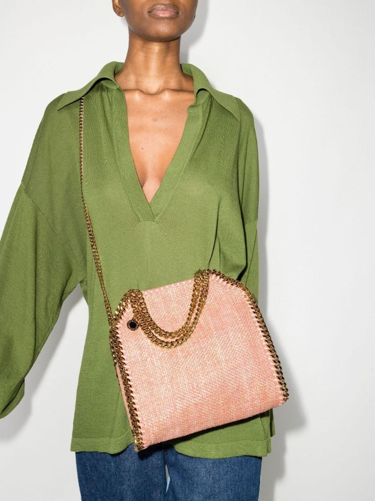 Stella Falabella Mini Raffia Xbdy Bag