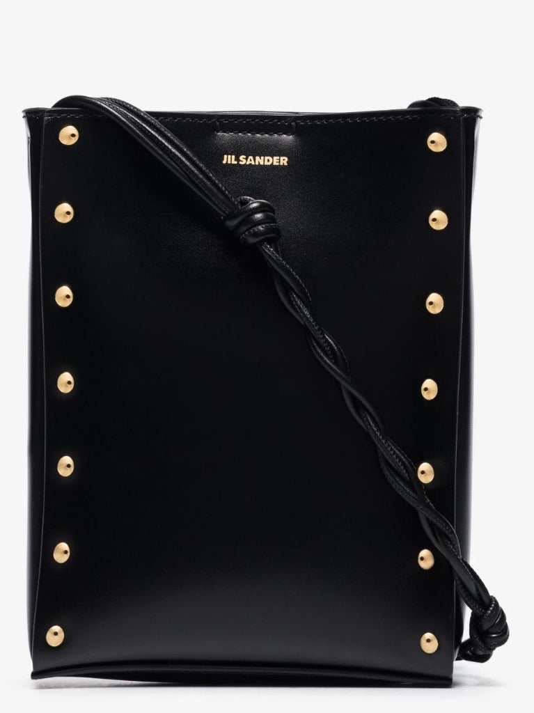 Black Tangle Small Leather Cross Body Bag