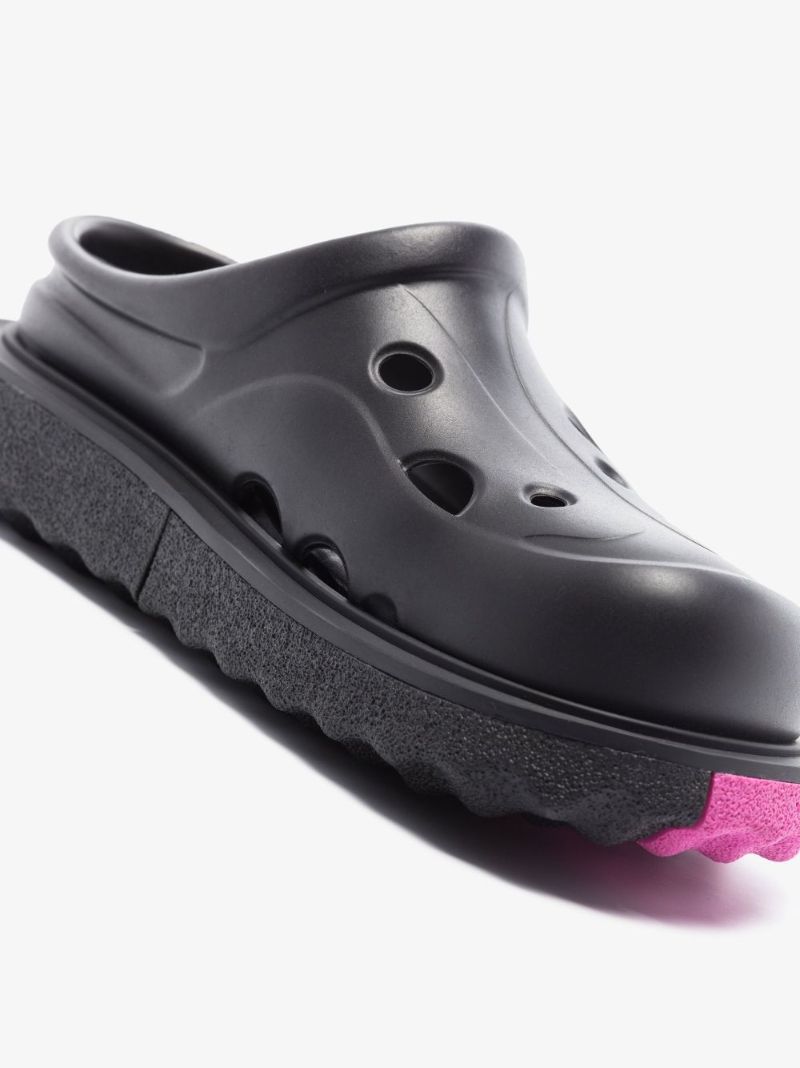 Black Spongesole Meteor Flatform Pumps