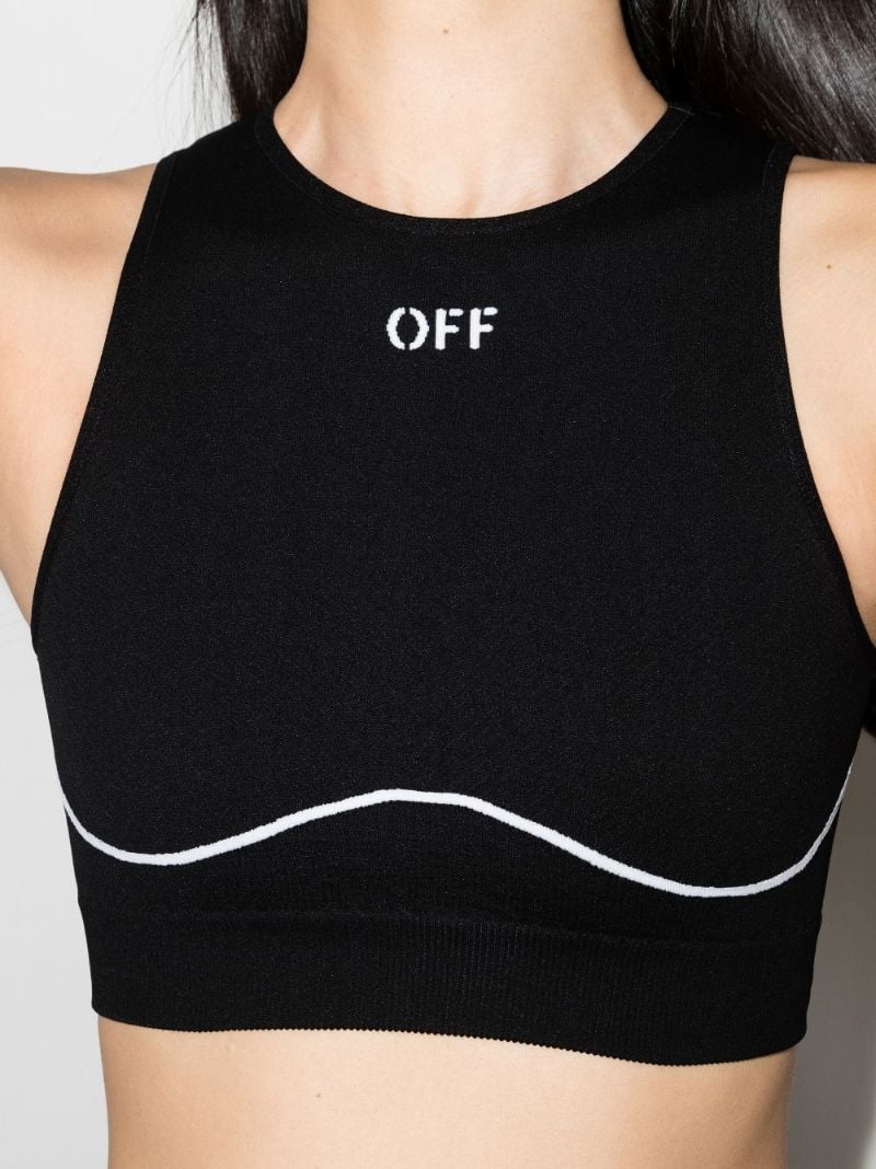 Athletic Logo Seamless Sports Bra