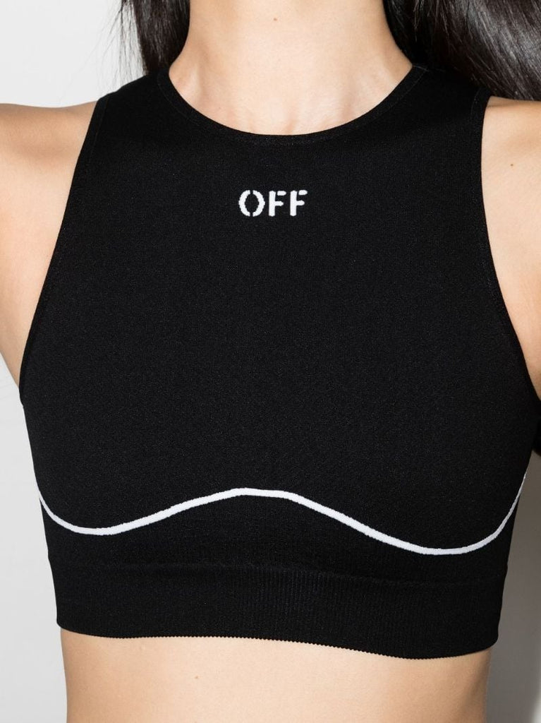 Athletic Logo Seamless Sports Bra