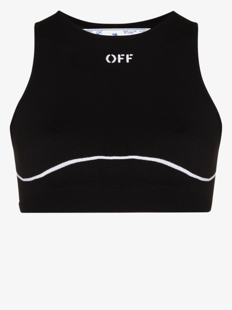 Athletic Logo Seamless Sports Bra
