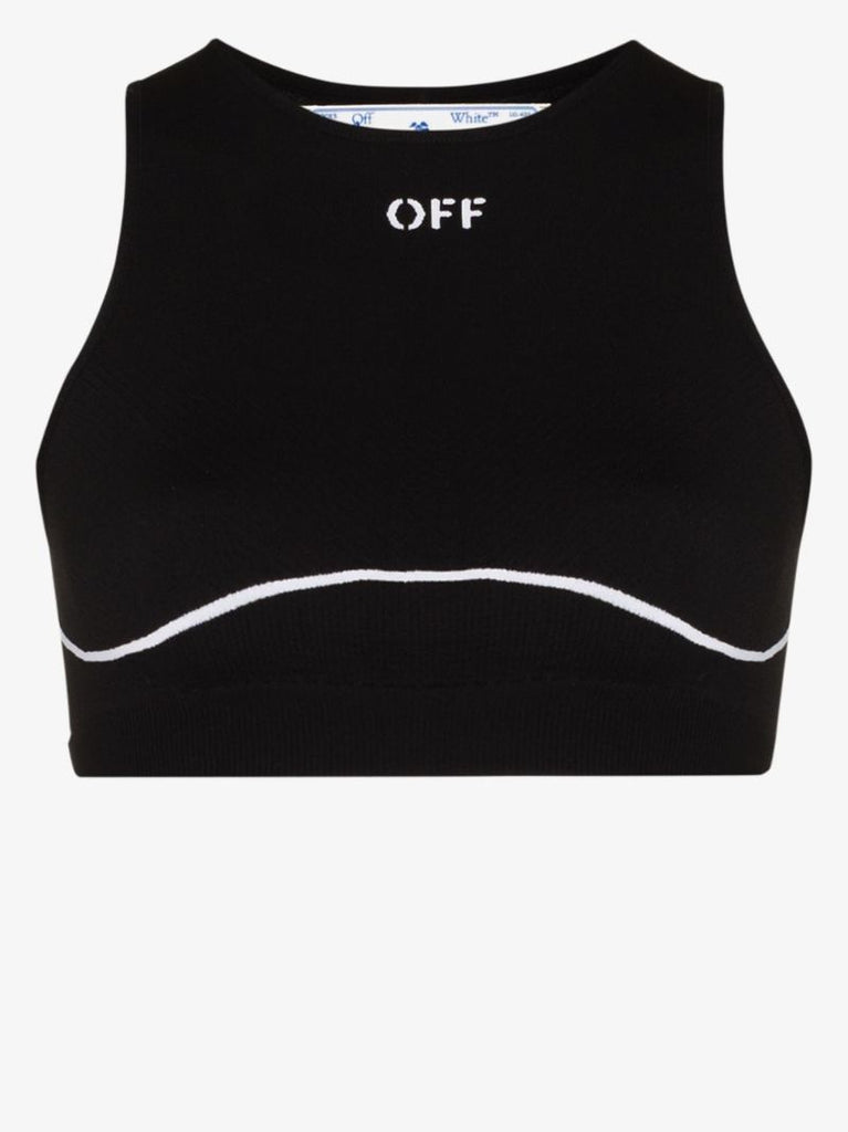 Athletic Logo Seamless Sports Bra