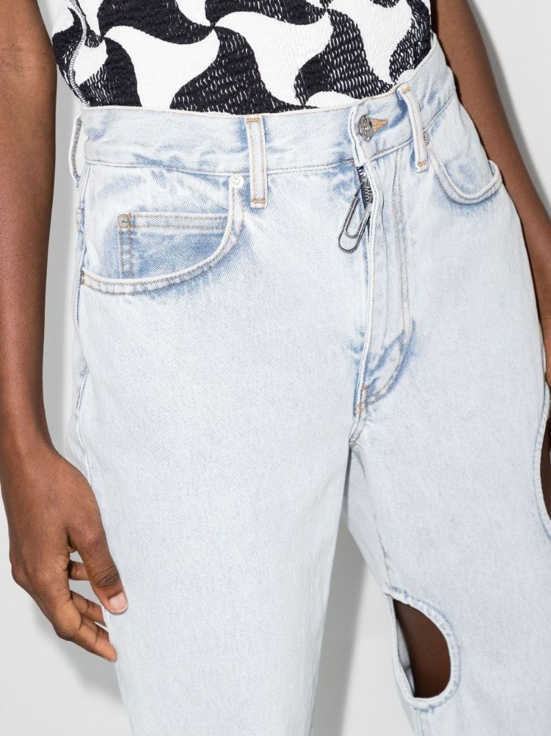 Blue Meteor Straight Leg Jeans