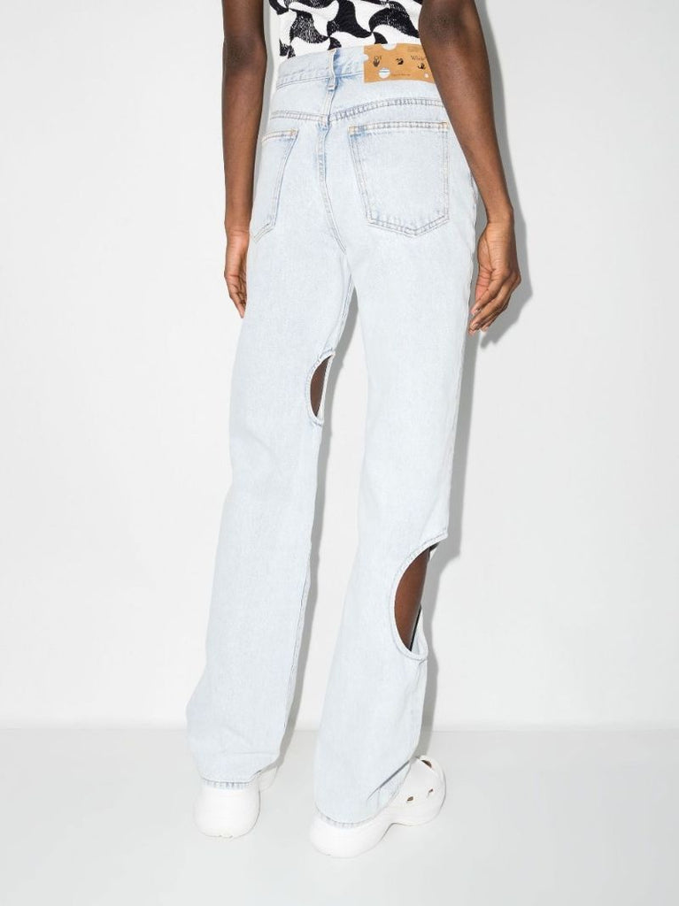 Blue Meteor Straight Leg Jeans