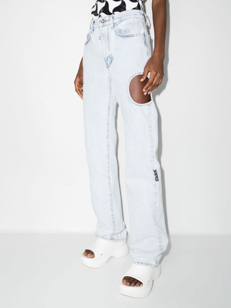 Blue Meteor Straight Leg Jeans