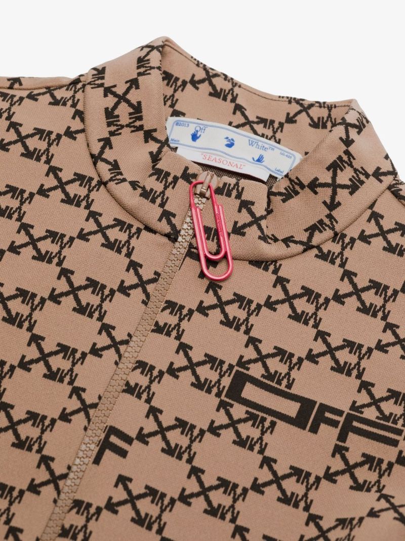 Brown Monogram Crop Top