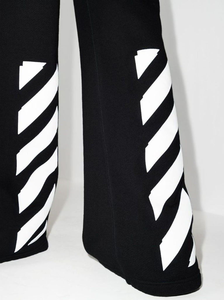 Diag Print Track Pants
