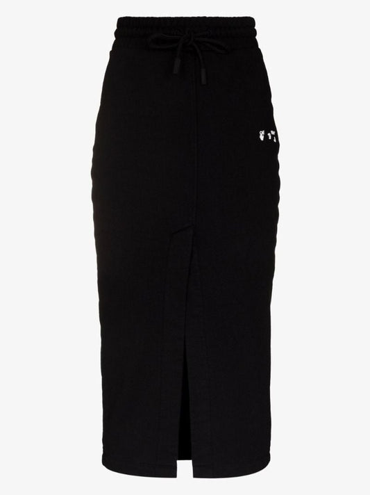 Black Swimming Man Cotton Skirt