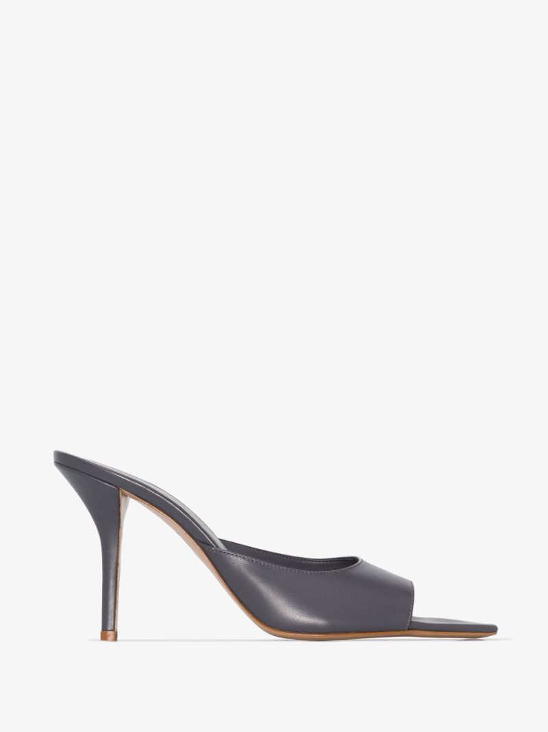 X Pernille Teisbaek Black Perni 04 85 Leather Mules