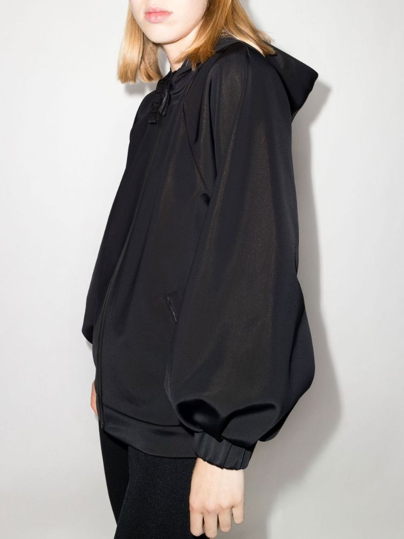 Layered Hooded Jacket