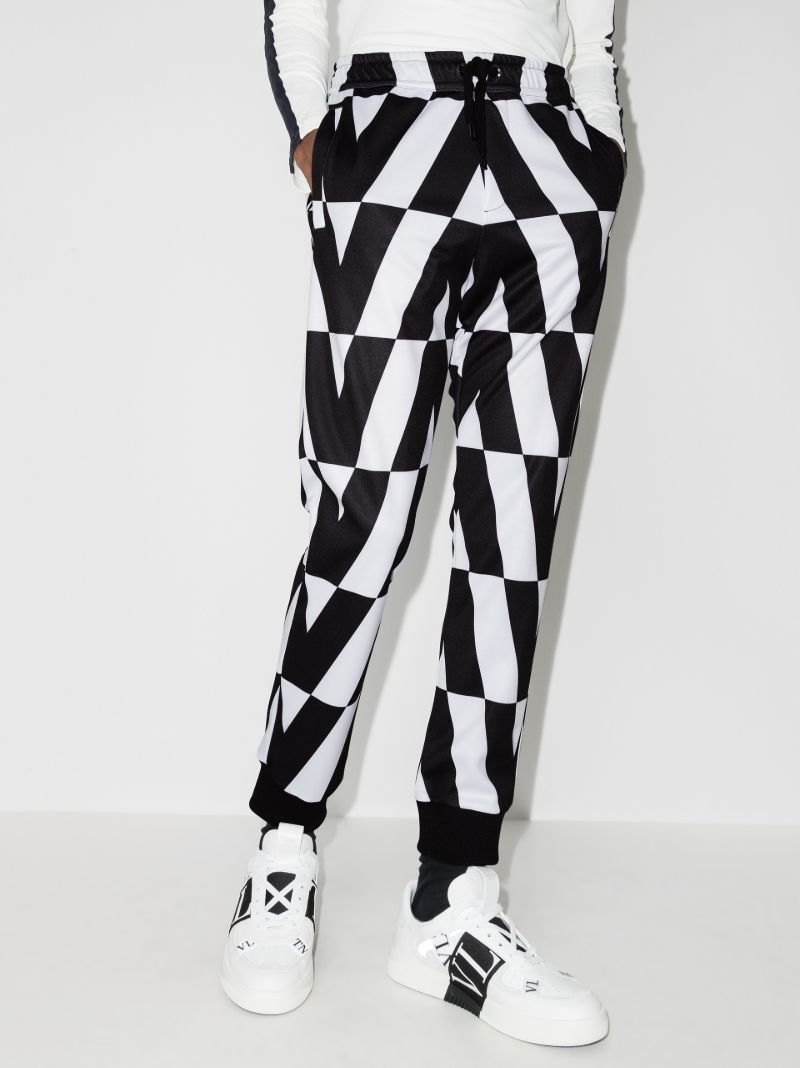 Optical Valentino Track Pants
