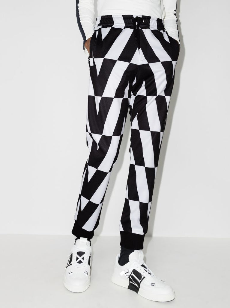 Optical Valentino Track Pants