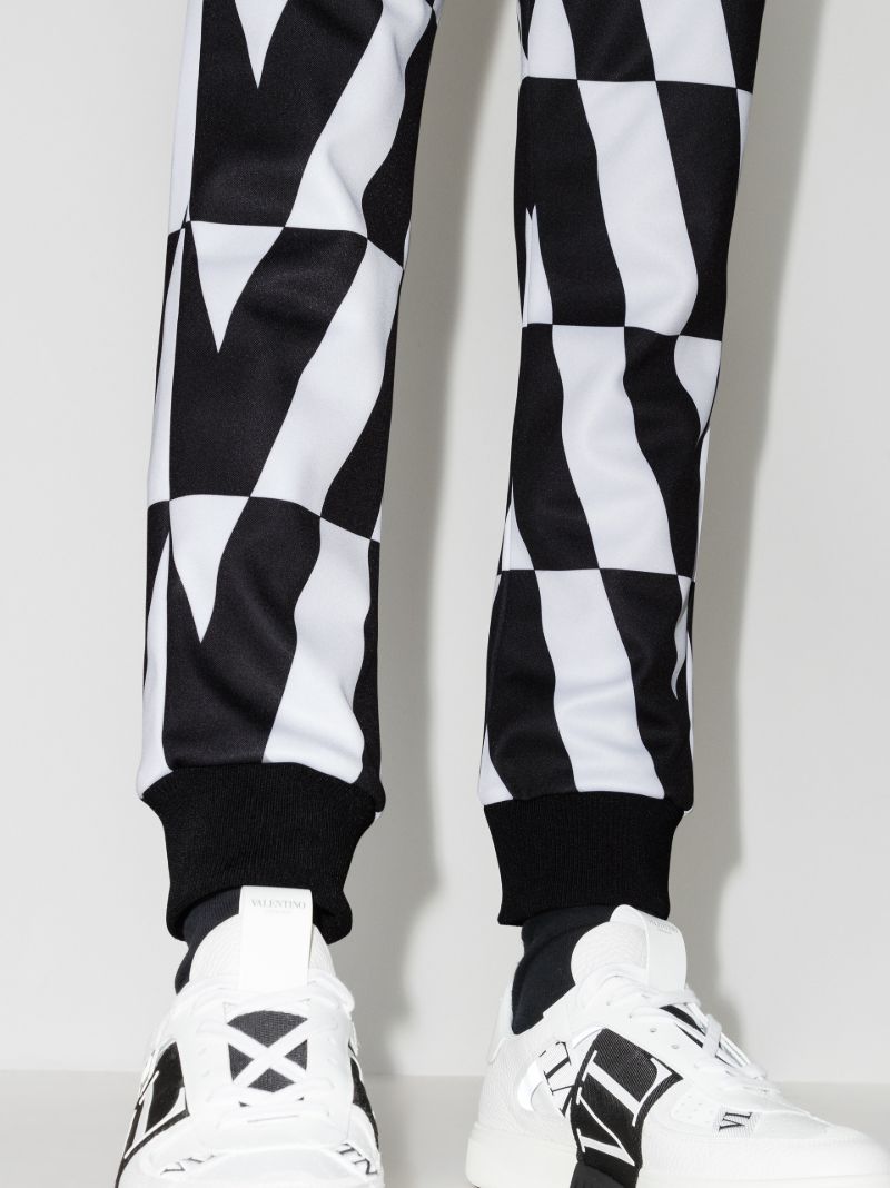Optical Valentino Track Pants
