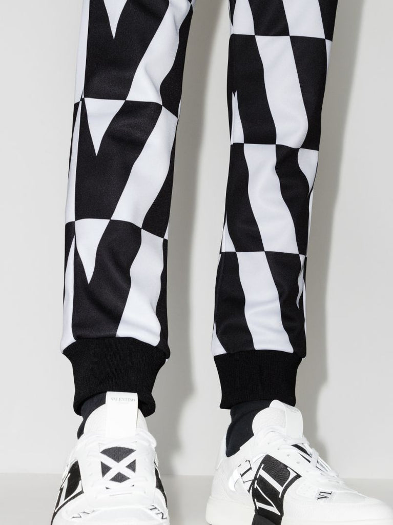 Optical Valentino Track Pants