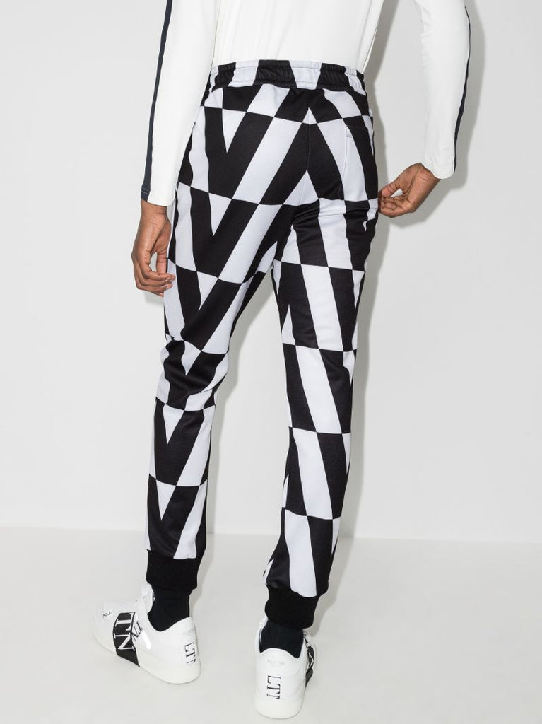 Optical Valentino Track Pants