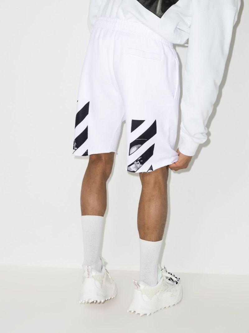 Caravaggio Diag Print Track Shorts
