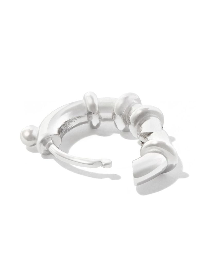 Sterling Silver Spring Single Hoop Earring