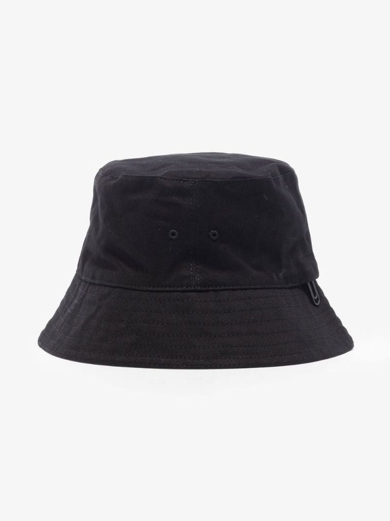 Black Logo Cotton Bucket Hat