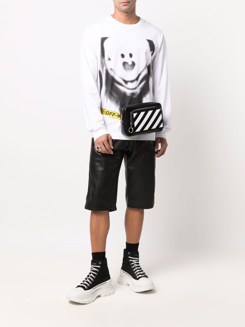 Black Binder Diag Belt Bag