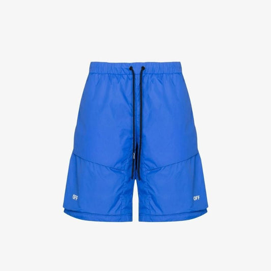 Blue Athl Cargo Track Shorts