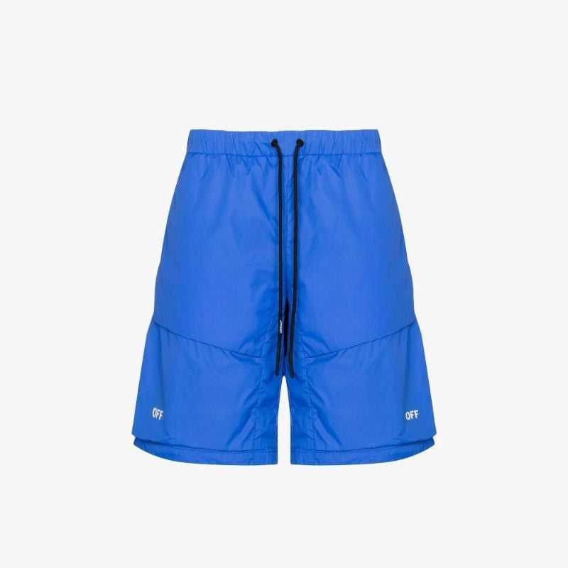 Blue Athl Cargo Track Shorts