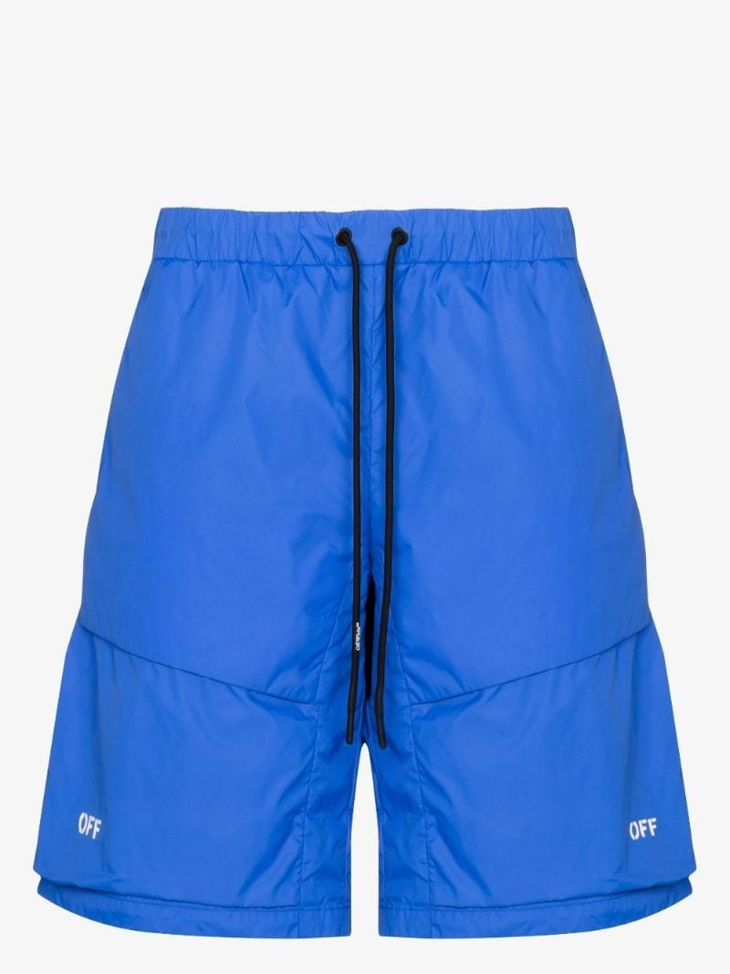 Blue Athl Cargo Track Shorts
