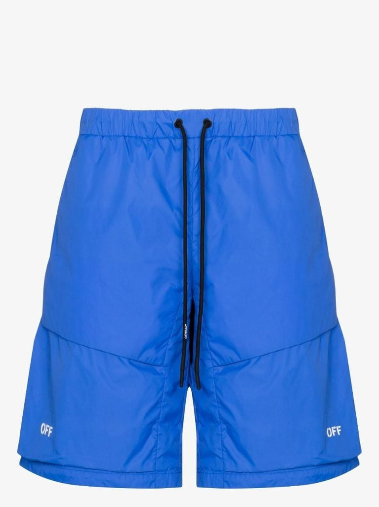 Blue Athl Cargo Track Shorts