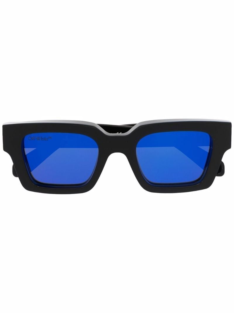 Black Virgil Square Sunglasses