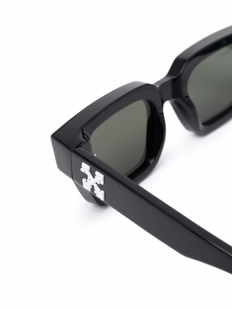 Black Virgil Square Sunglasses