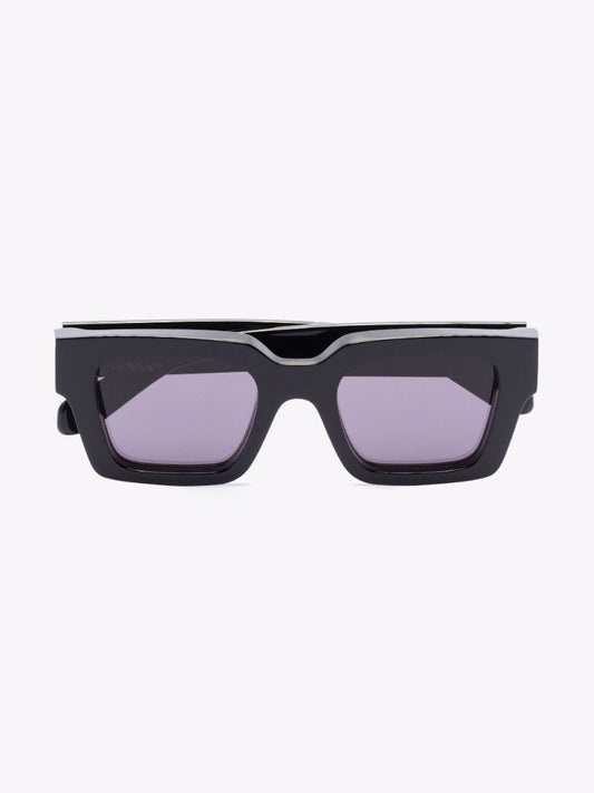 Black Virgil Square Sunglasses