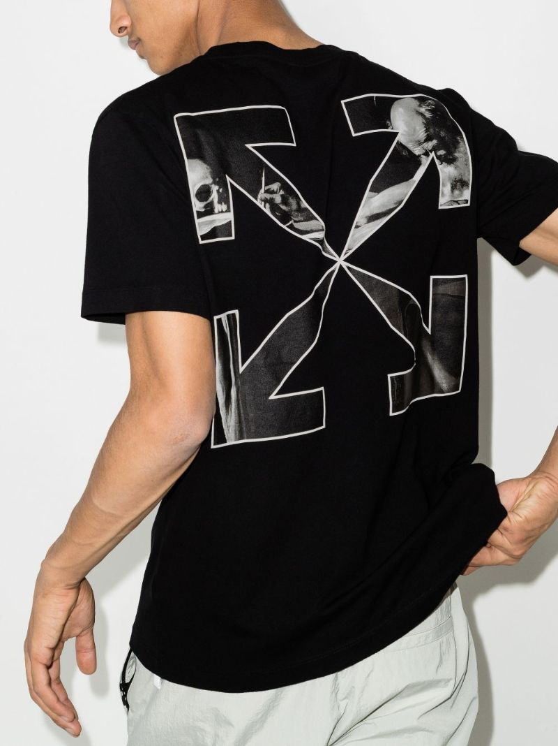 Caravaggio Arrows Print Cotton T-shirt