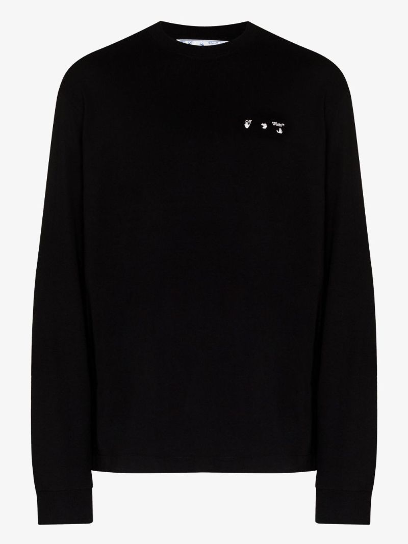Black Caravaggio Paint Long Sleeve T-shirt