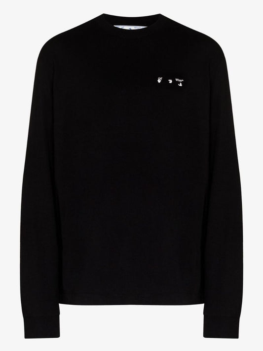 Black Caravaggio Paint Long Sleeve T-shirt