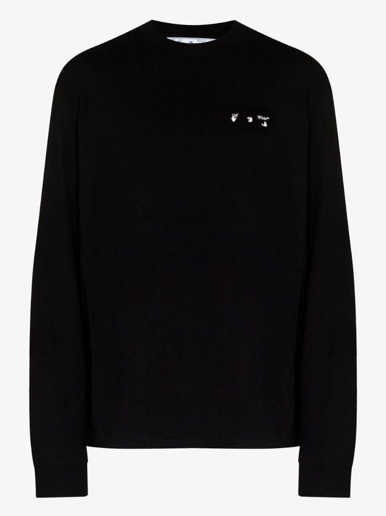 Black Caravaggio Paint Long Sleeve T-shirt