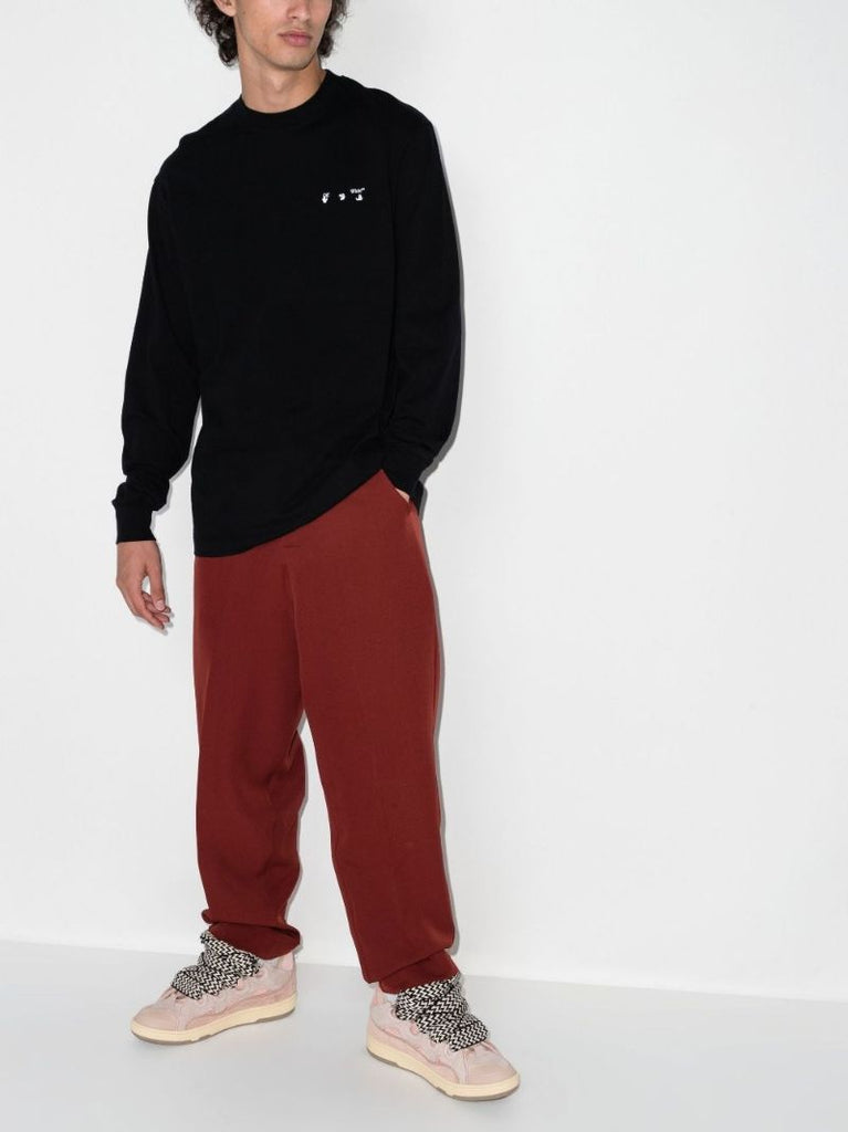 Black Caravaggio Paint Long Sleeve T-shirt