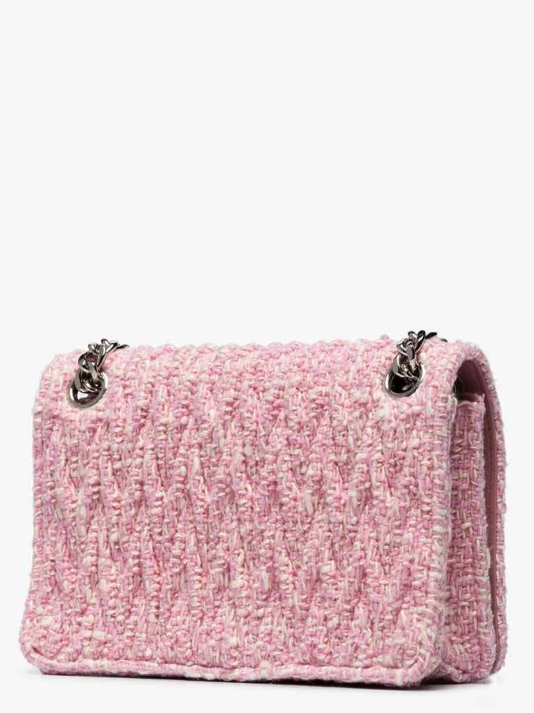 Pink MatelassÃ_x0083_Â© Tweed Shoulder Bag