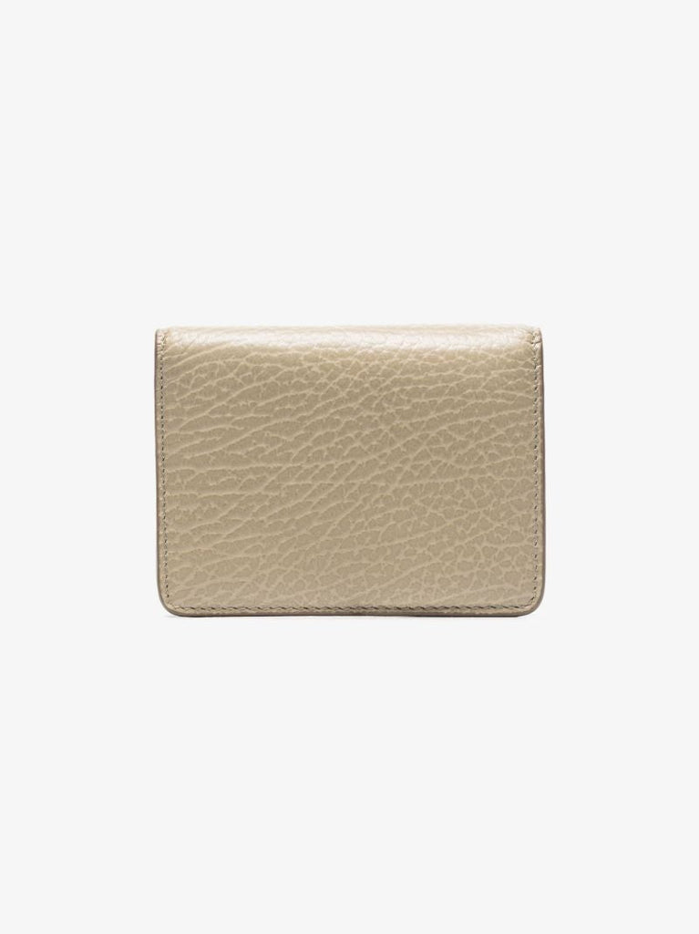 Neutral Four-stitch Bifold Leather Wallet