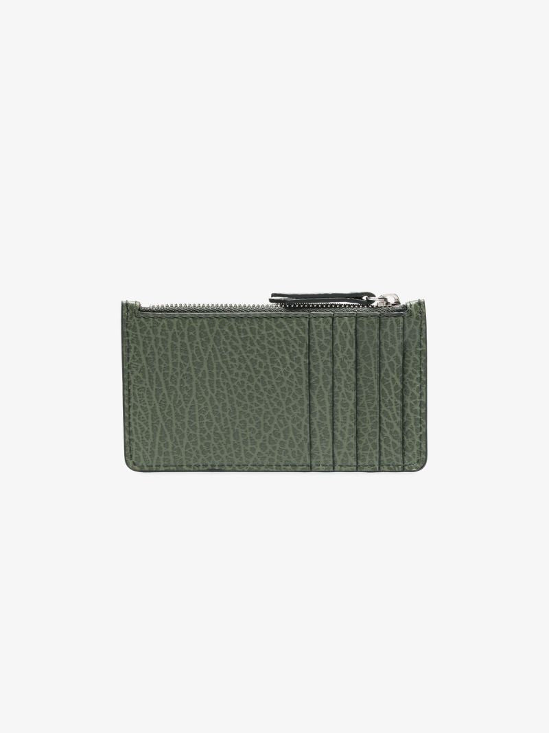 Green Leather Card Holder